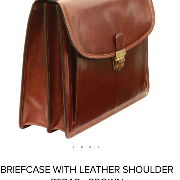 Old Angler leather  briefcase - Picture 14 of 14